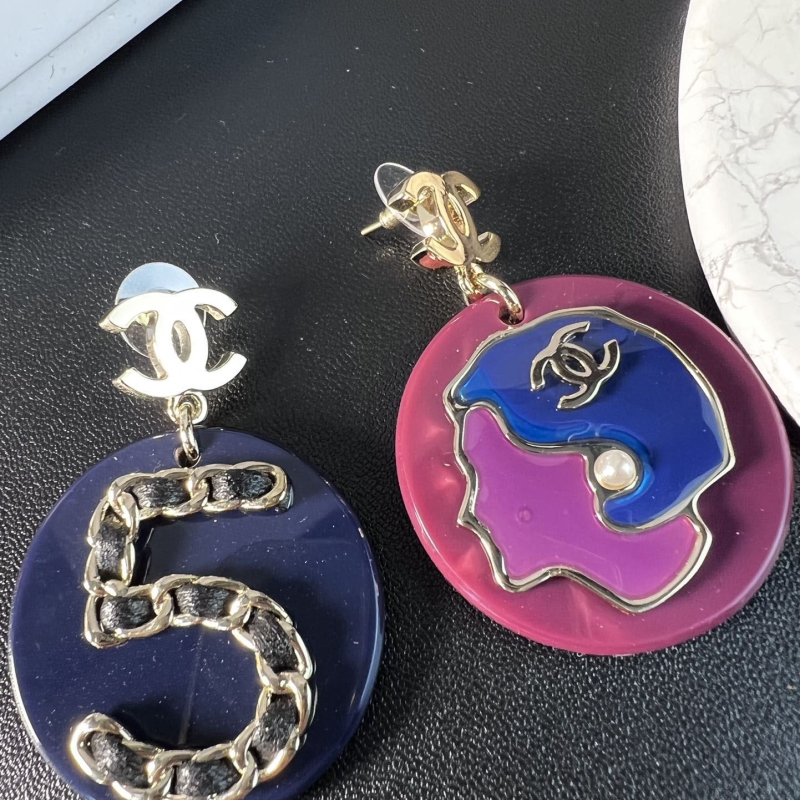 Ch*el earrings